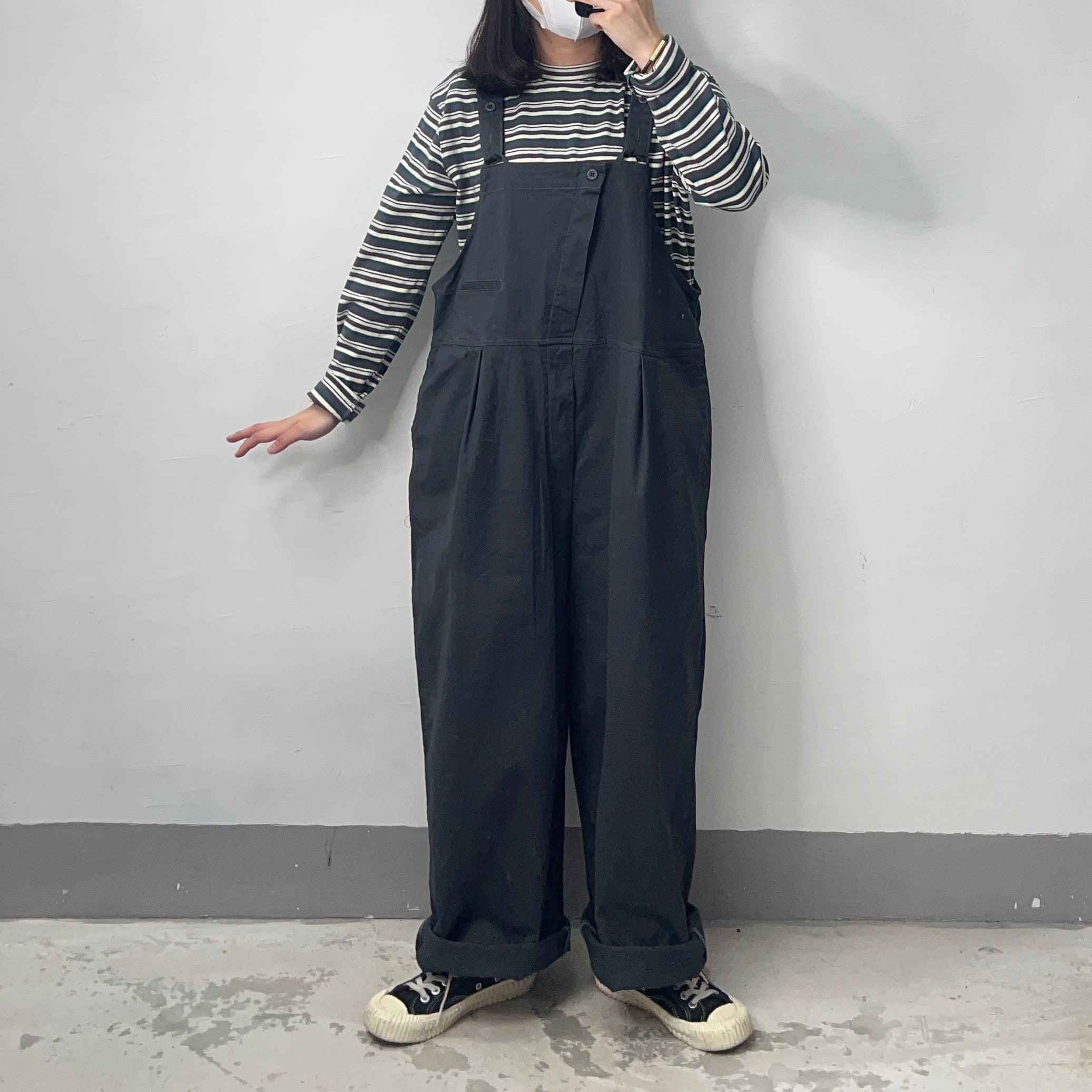 薄扯布worker工人褲｜米白