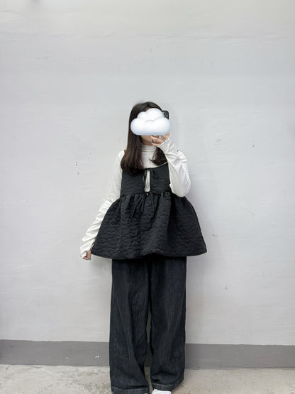 【SALE】花花紋綁帶外搭丨4 col