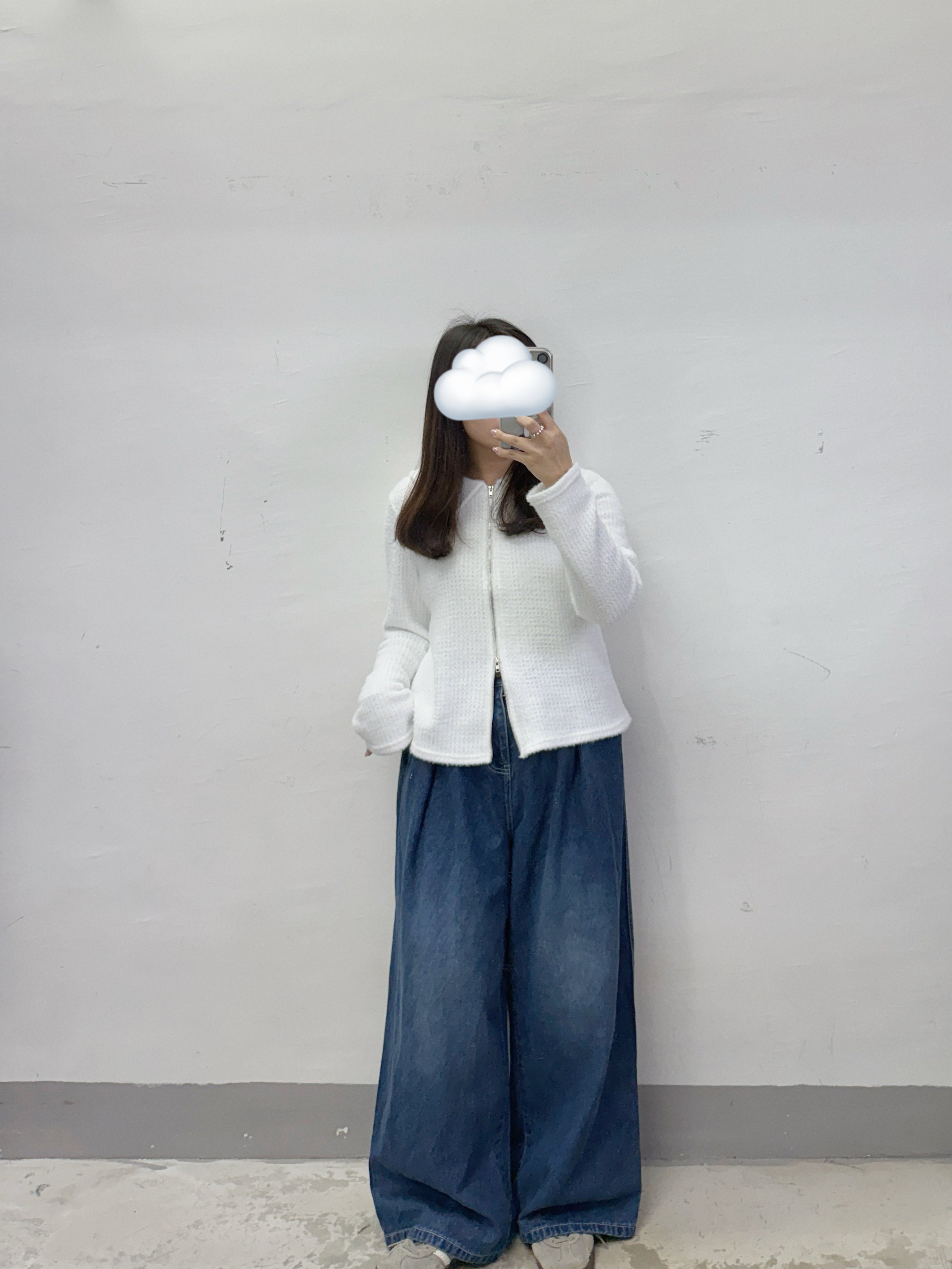 【新品優惠】反領雙拉鏈毛毛上衣丨4 col