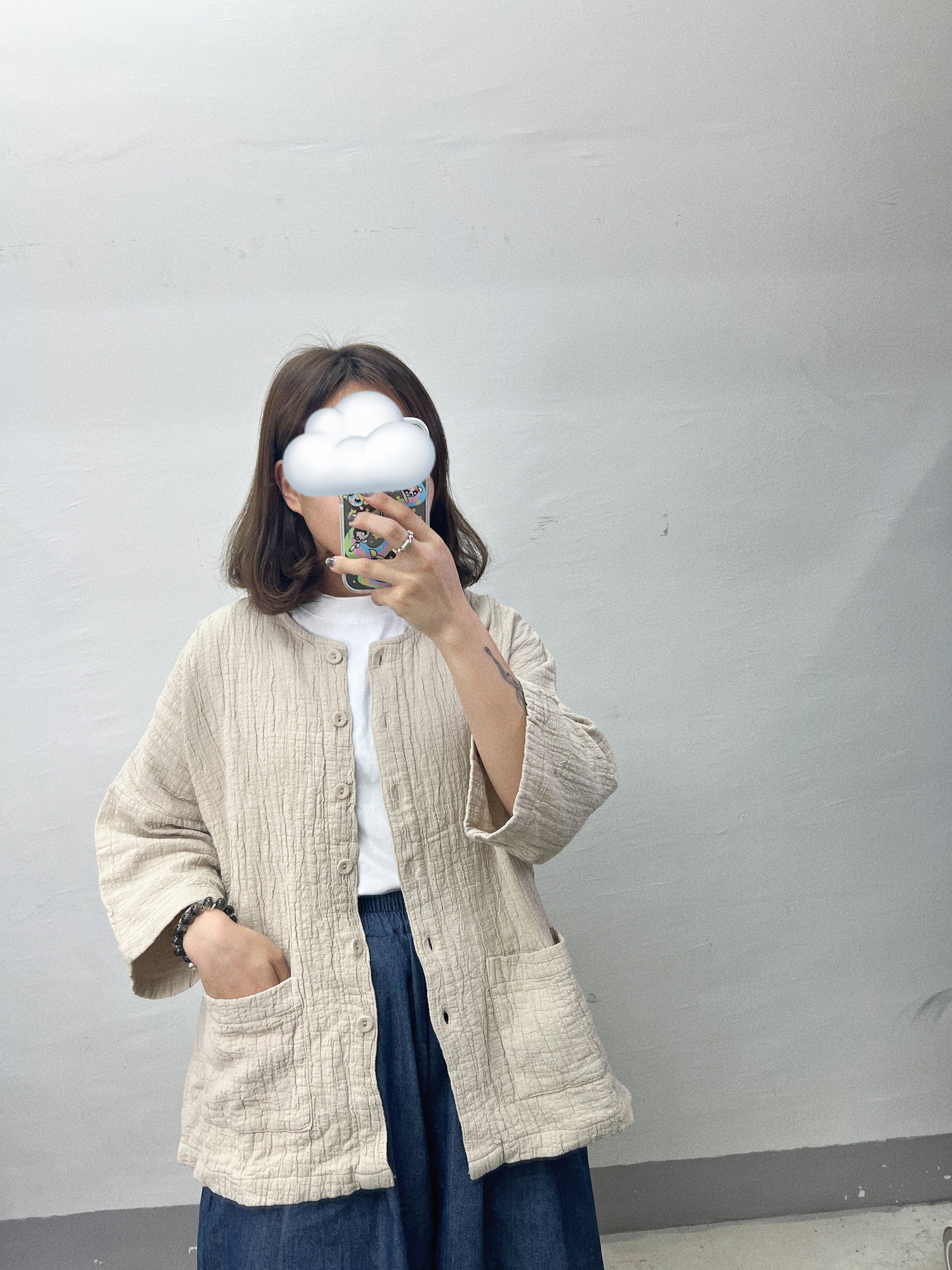 皺皺紋外套｜3 col