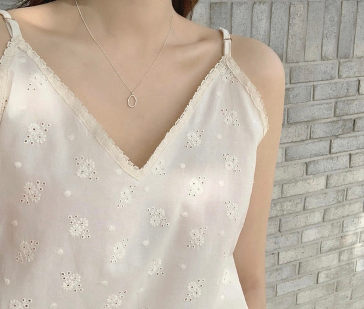 【SALE】刺繡通花外搭｜杏