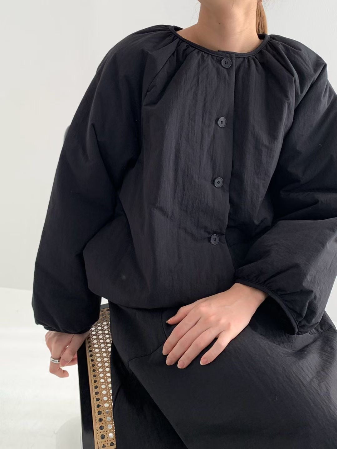 【comeback】泡泡型夾棉外套｜2 col