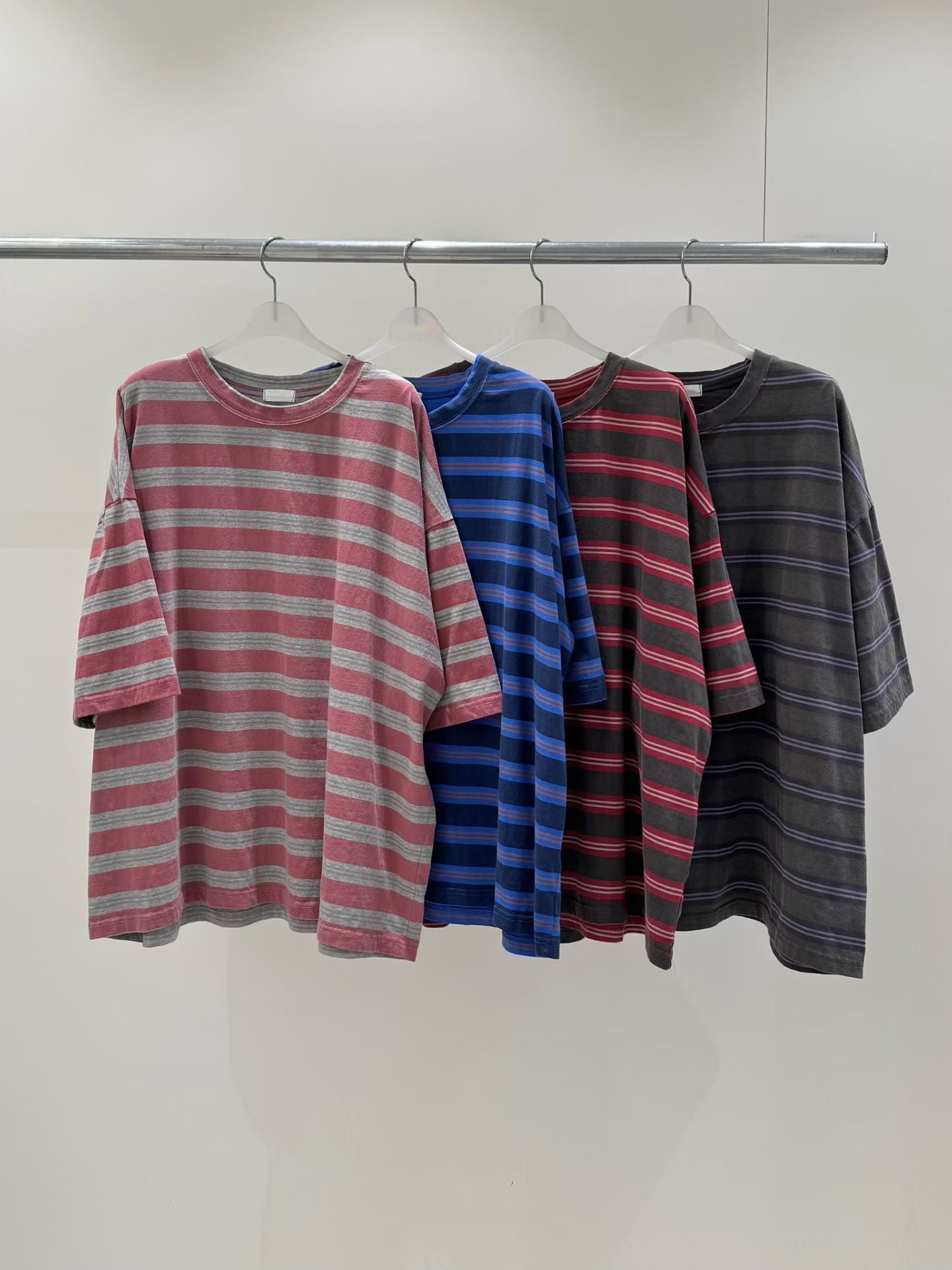 拼色條紋上衣丨4 col