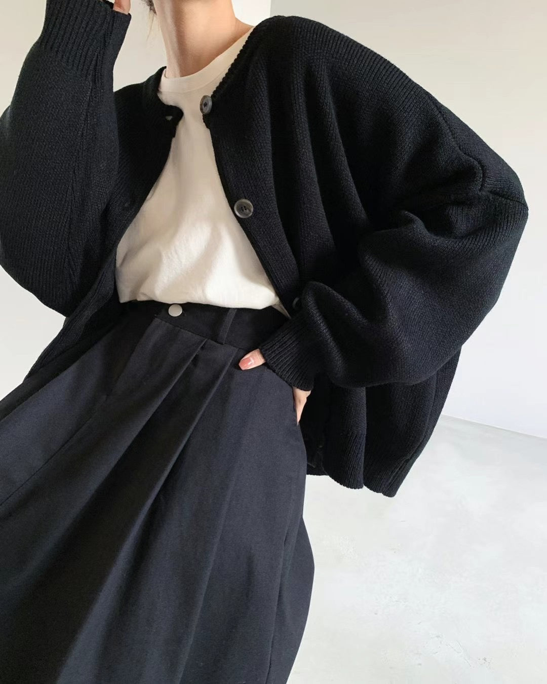 【熱賣comeback】圓領針織外套｜2 col