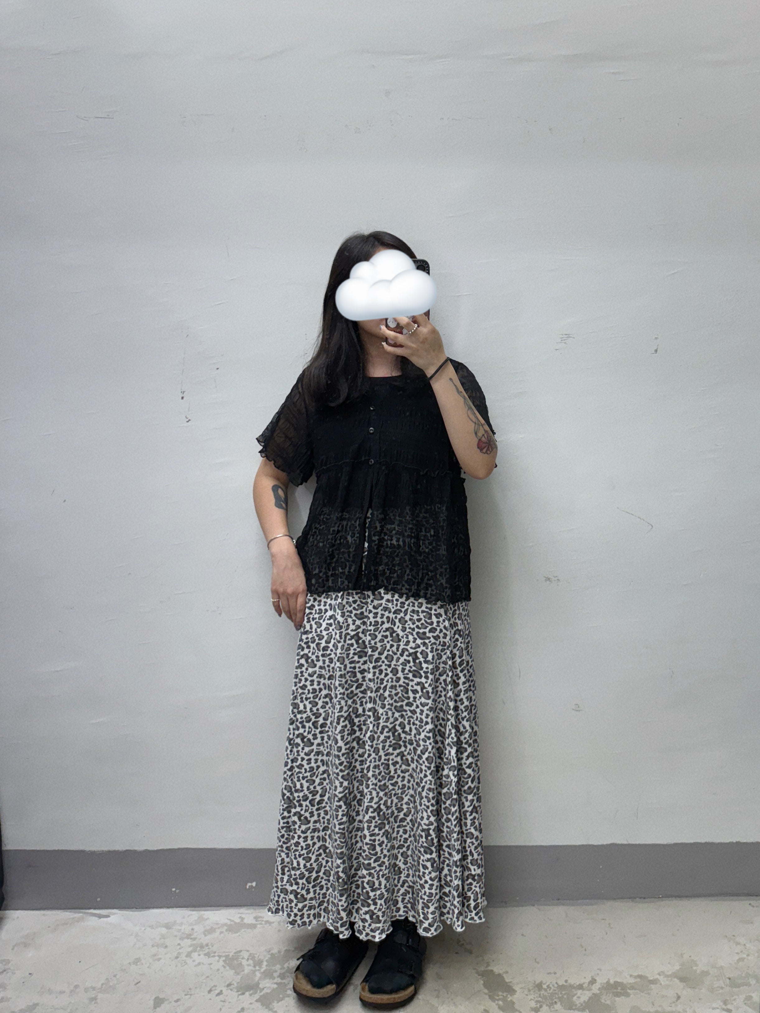 豹紋半身裙丨2 col