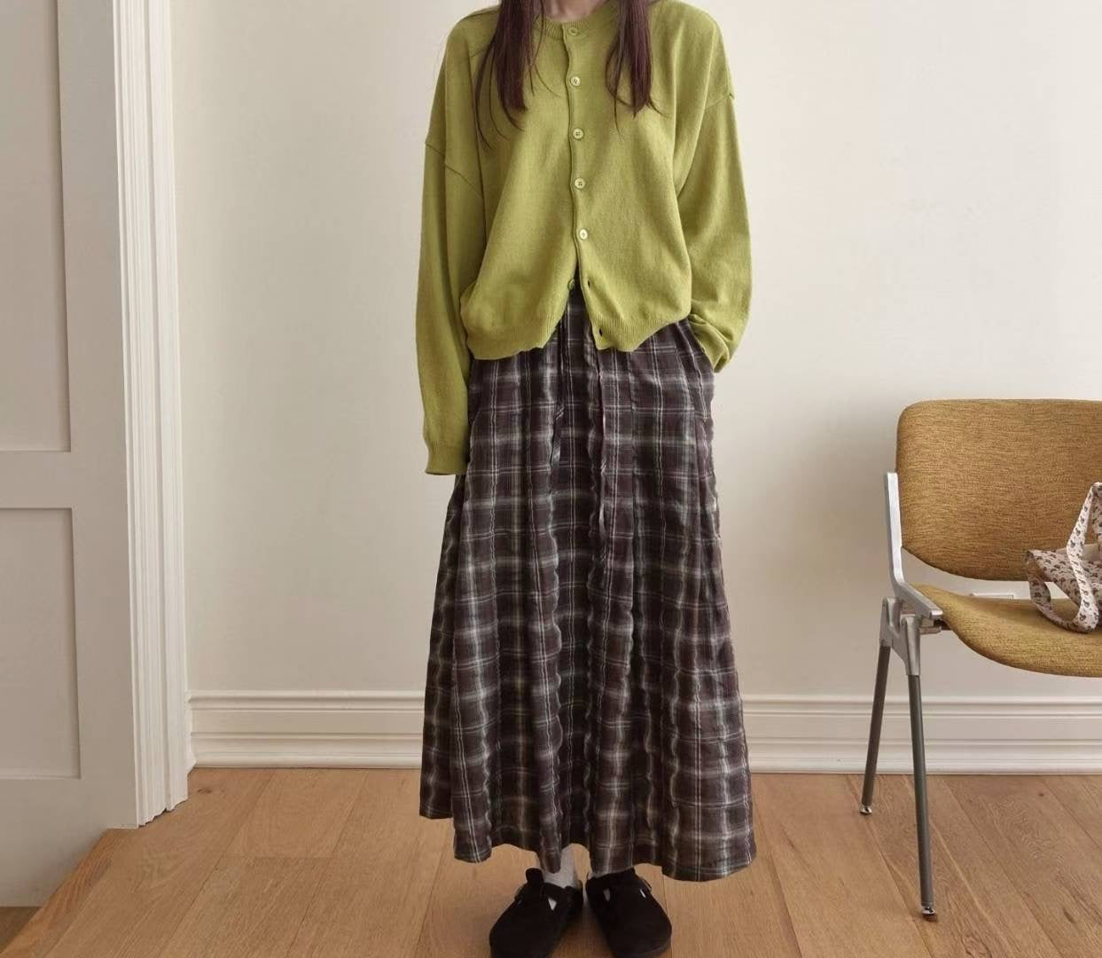 圓領闊身羊毛外套｜8 col