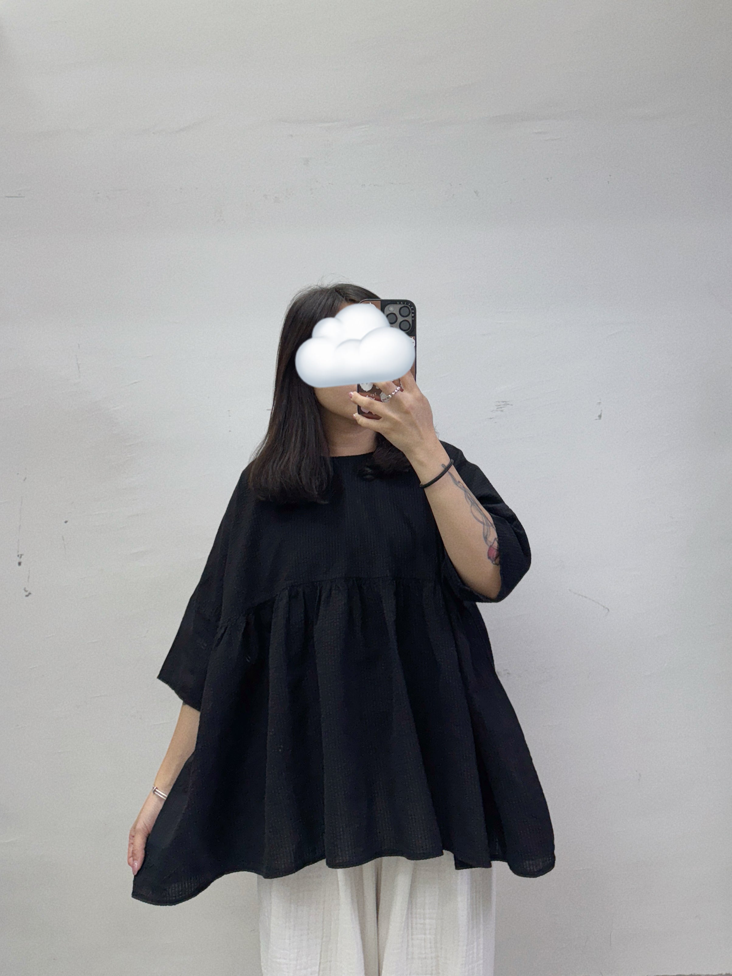 暗條紋娃娃top丨3 col