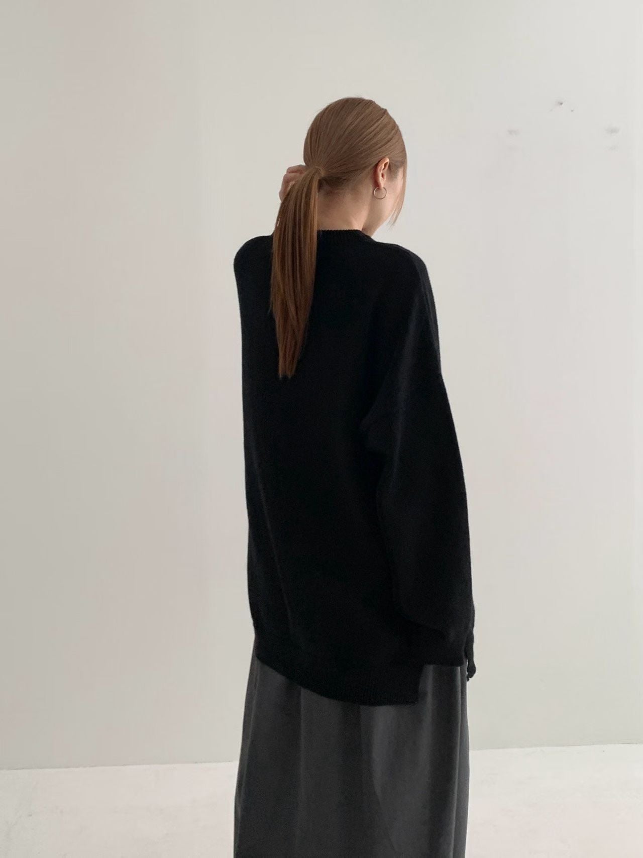 【新品優惠】兩側開叉oversize冷衫丨3 col