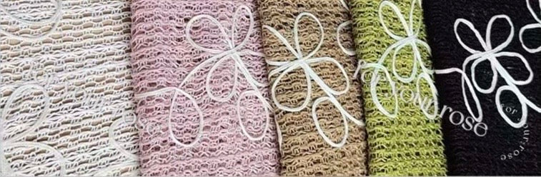 花花紋網網針織綁帶外襯丨4 col