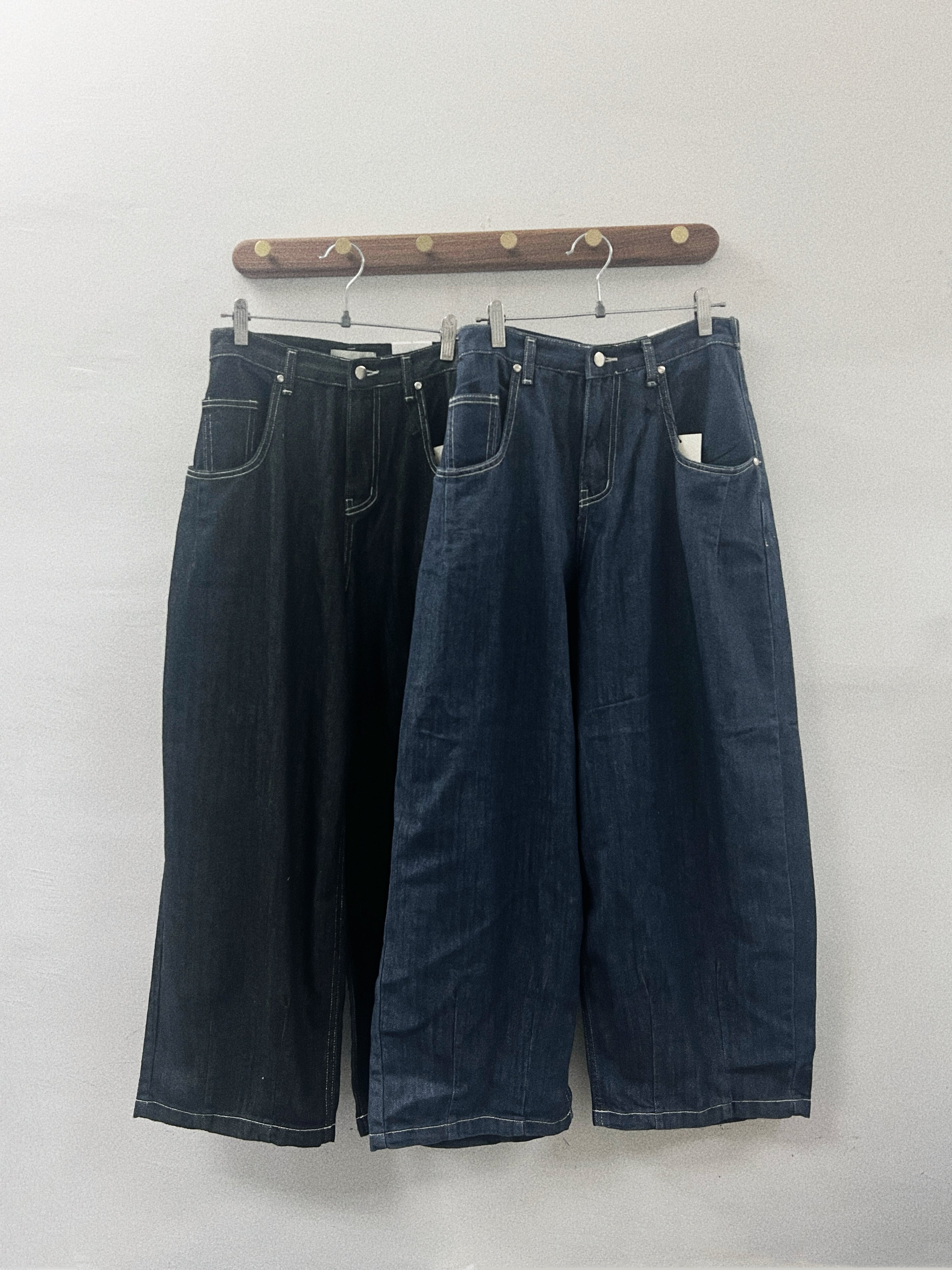 靚cut牛仔褲｜藍M