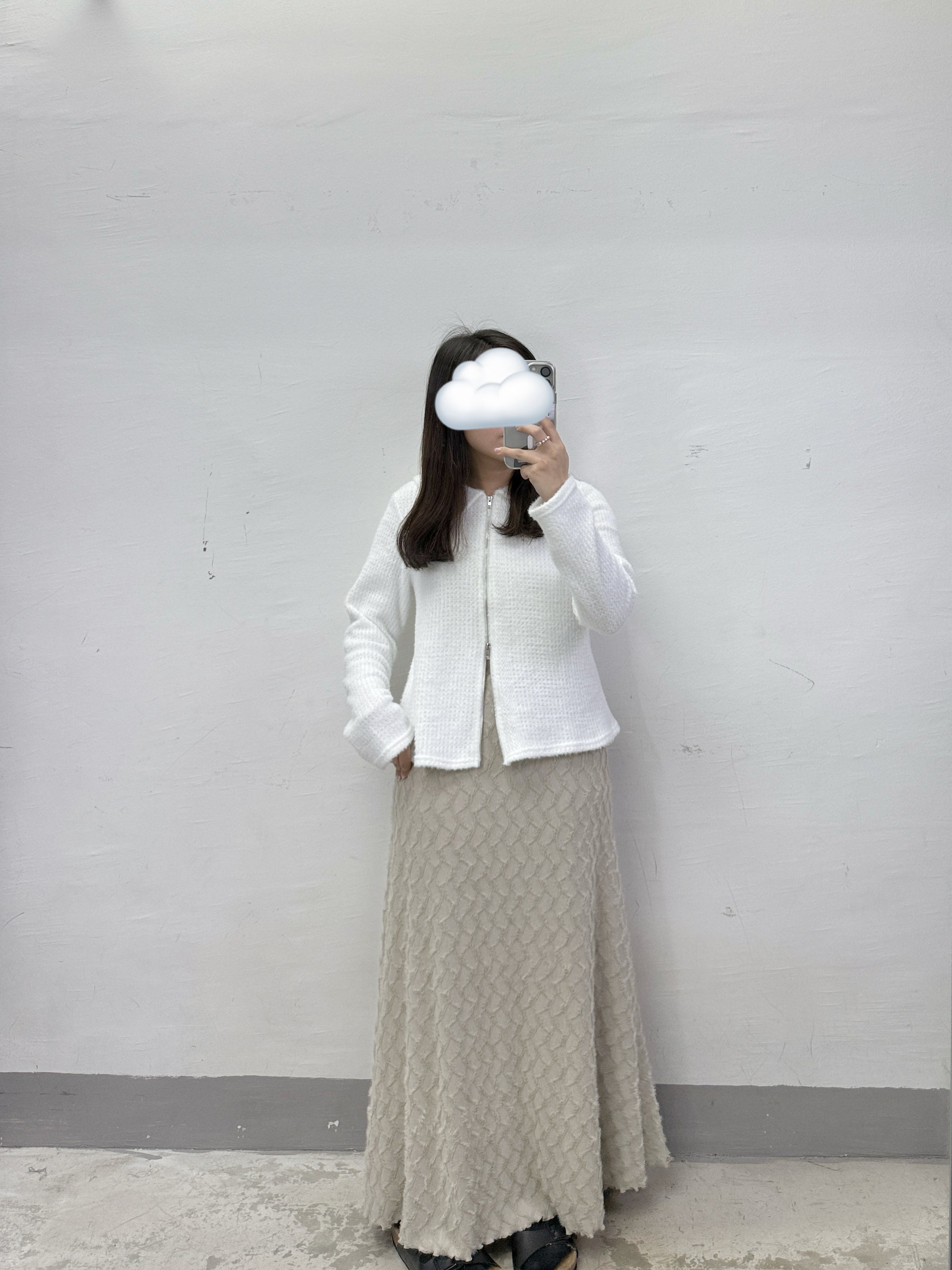 【新品優惠】反領雙拉鏈毛毛上衣丨4 col