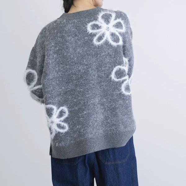 花花紋毛衣