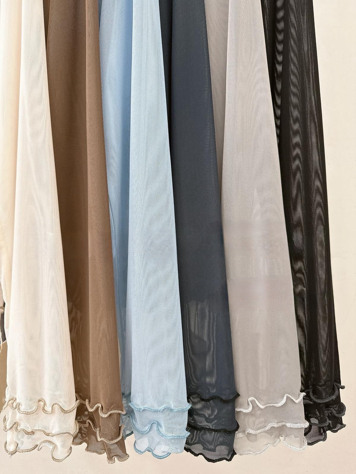 波浪邊半透打底top丨6 col