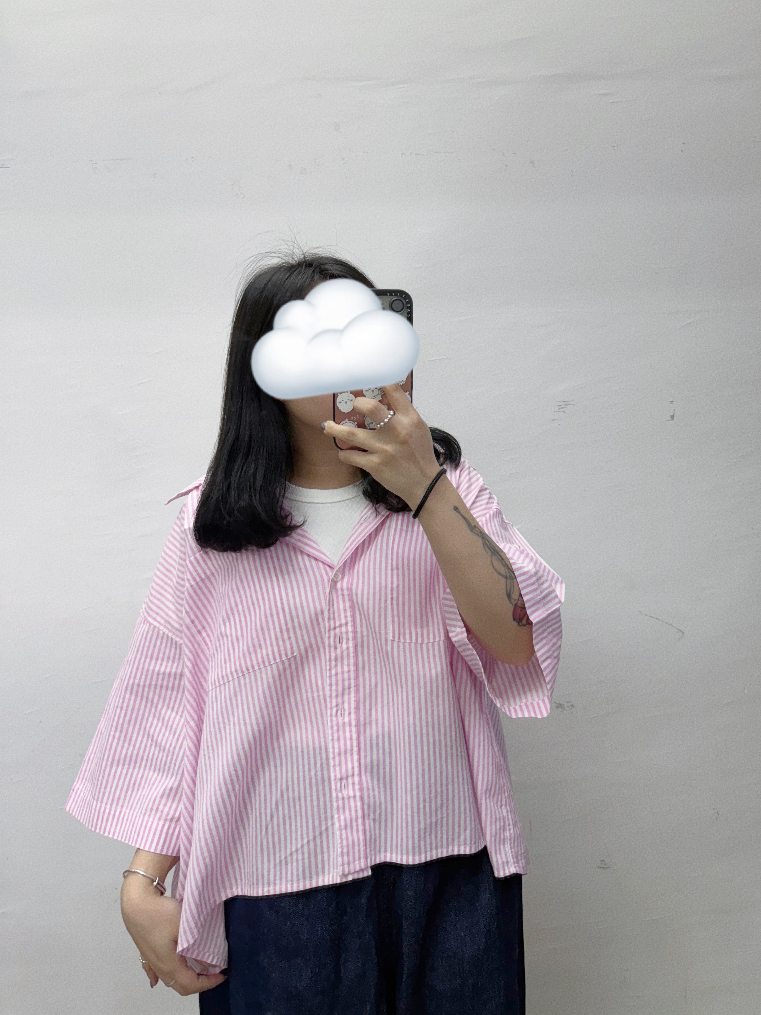 【SALE】條紋有領口袋恤丨3 col