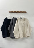 V領挺身棉外套｜3 col