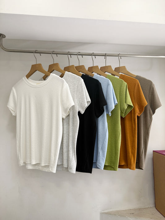 多色~basic棉料上衣丨7 col