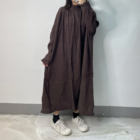【SALE】bb棉ruffle領 2-way ops|啡