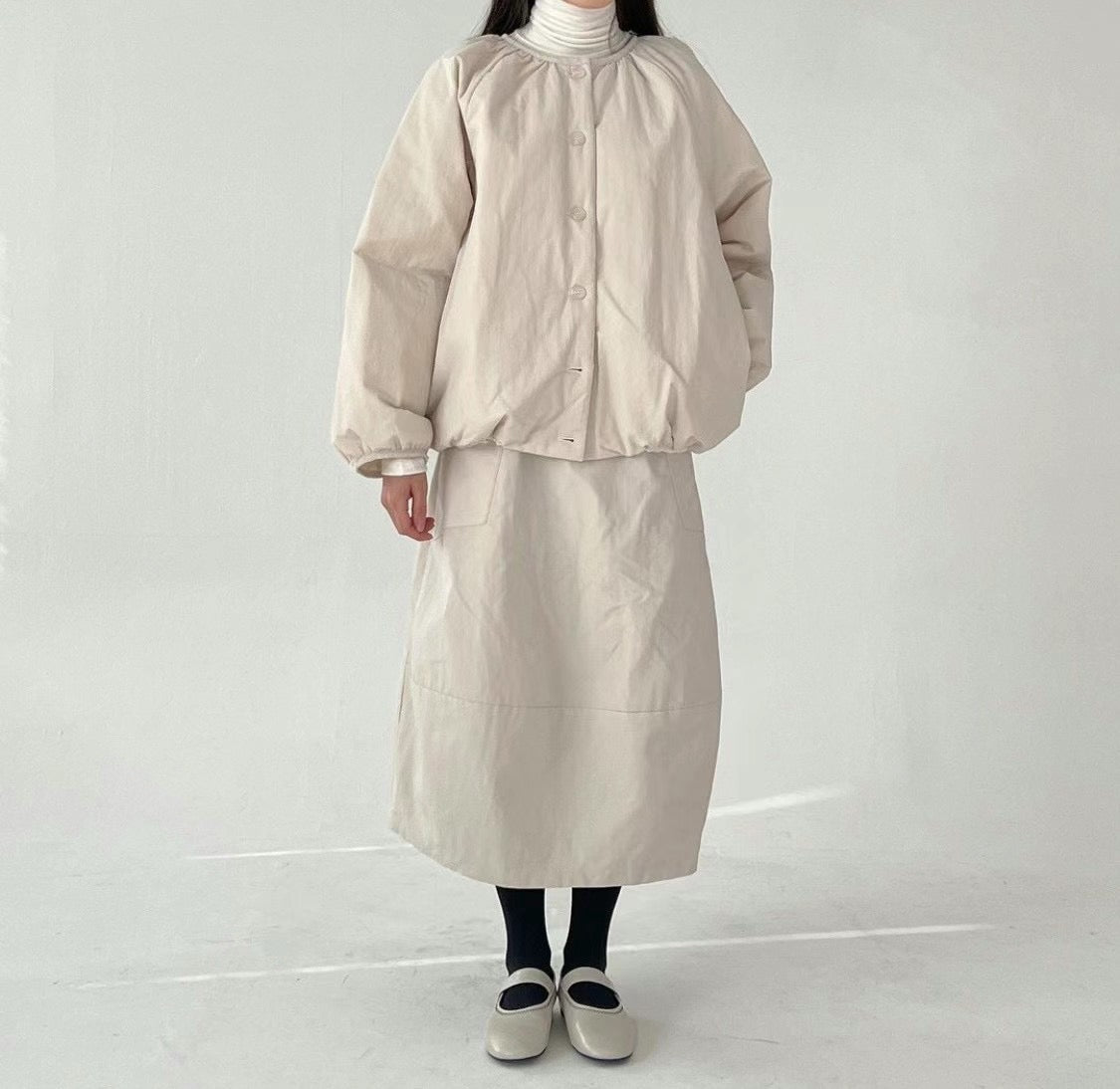 【comeback】泡泡型夾棉外套｜2 col