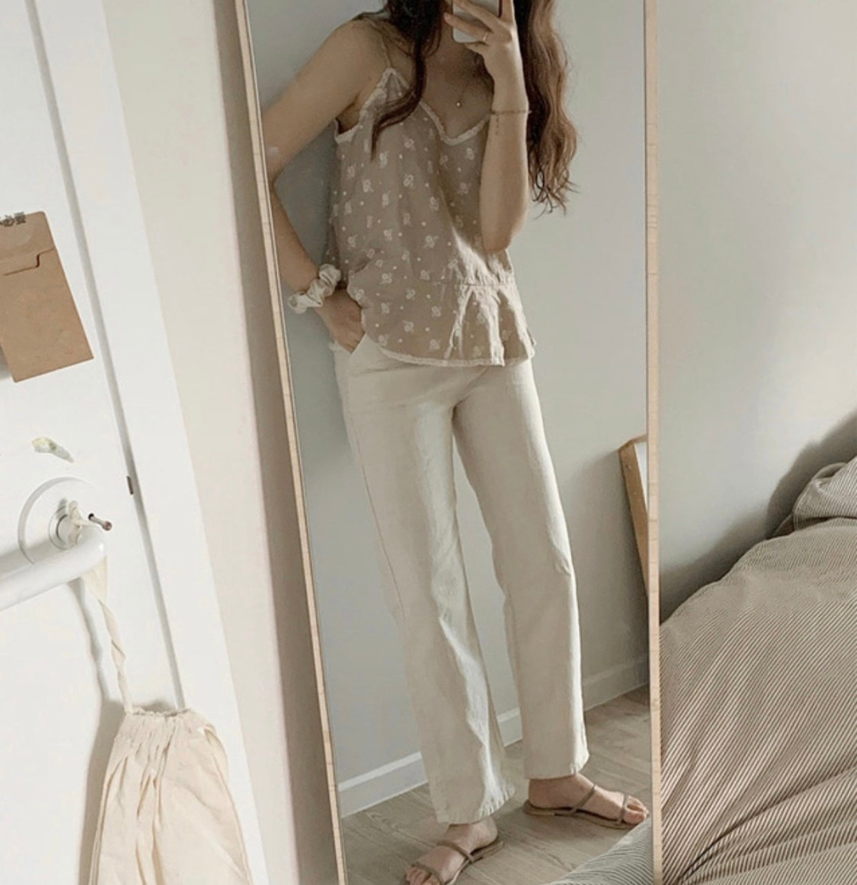 【SALE】刺繡通花外搭｜杏