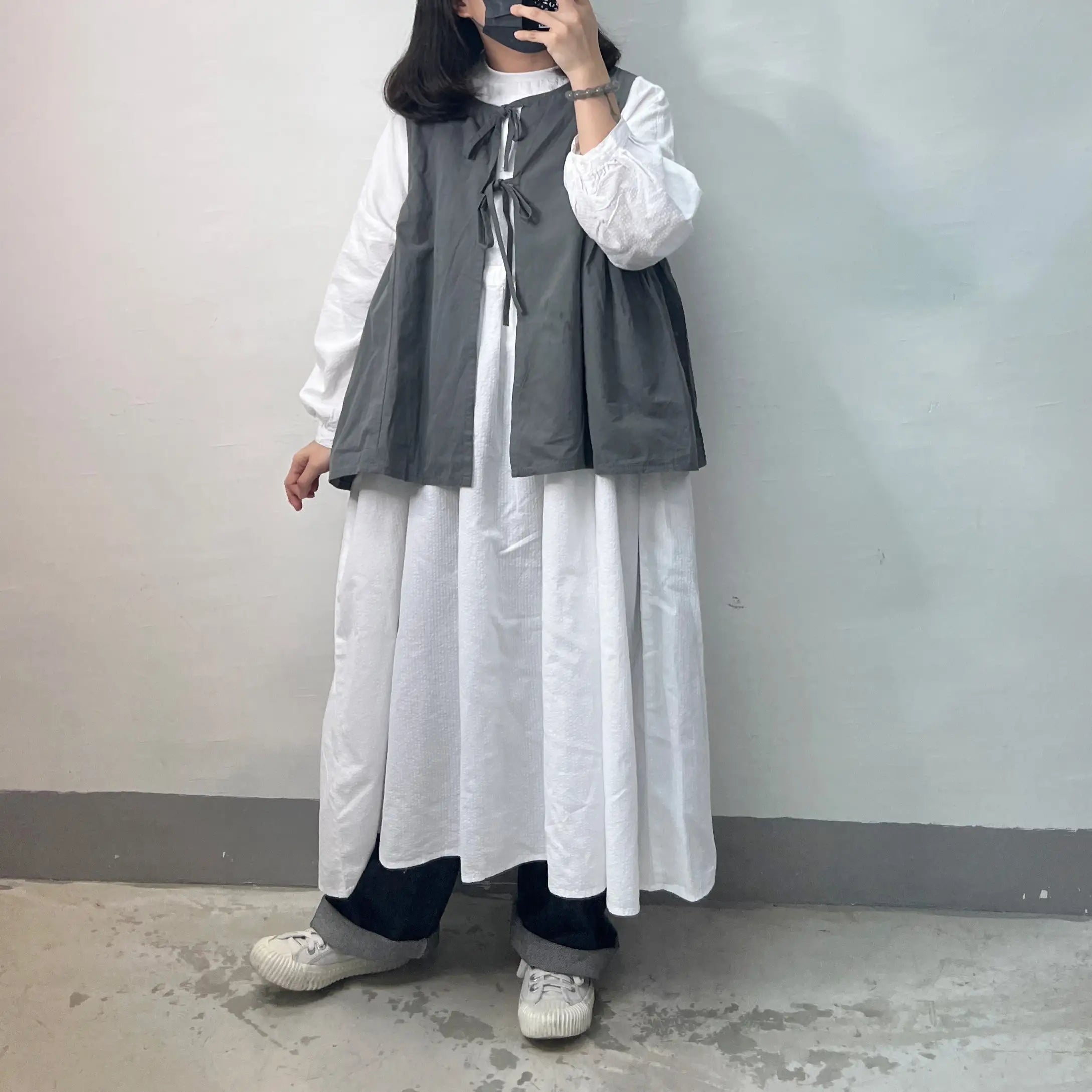 【SALE】2-way ribbion 外搭｜卡其