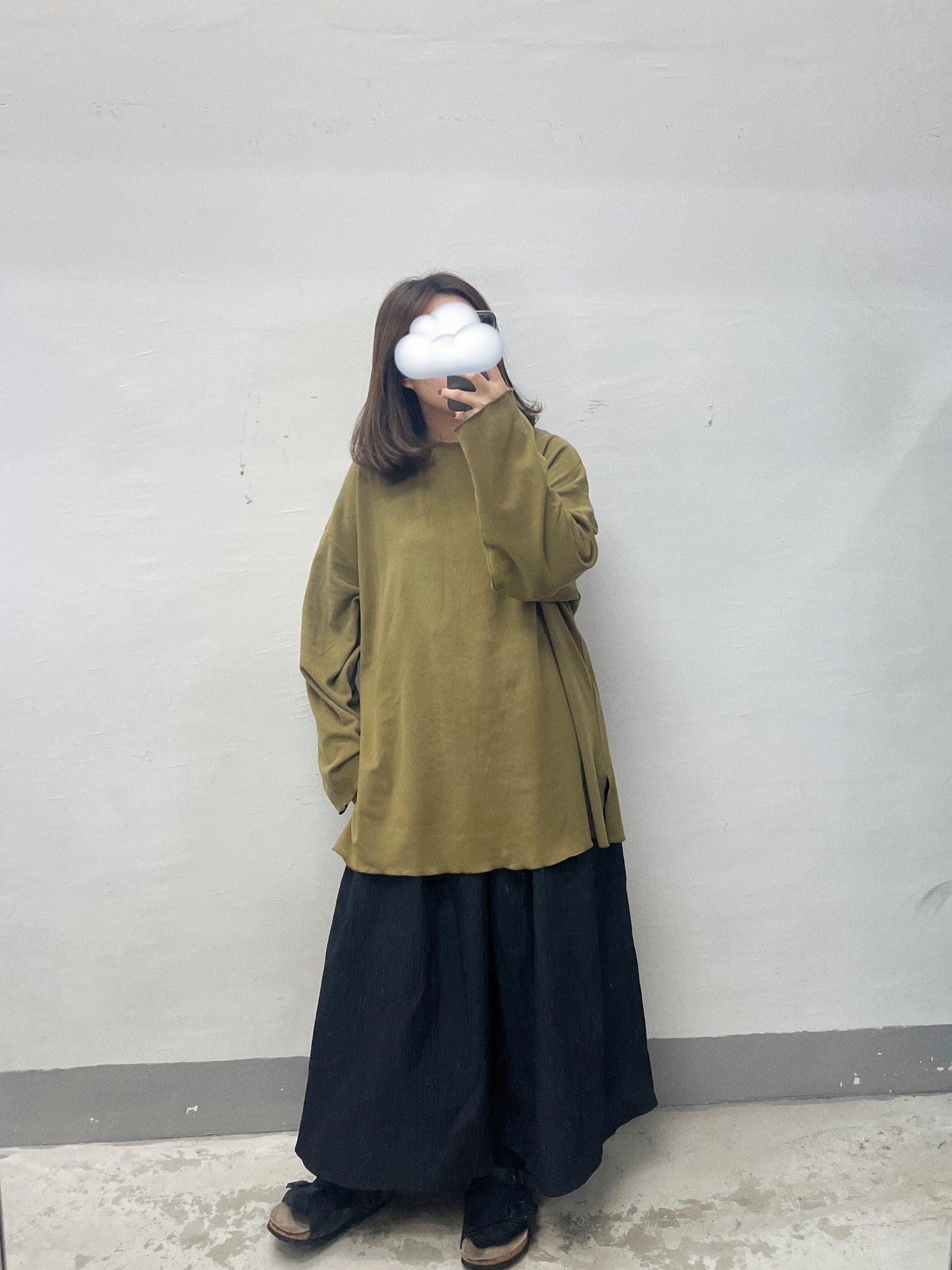 【新品優惠】oversize磨毛basic top｜3 col