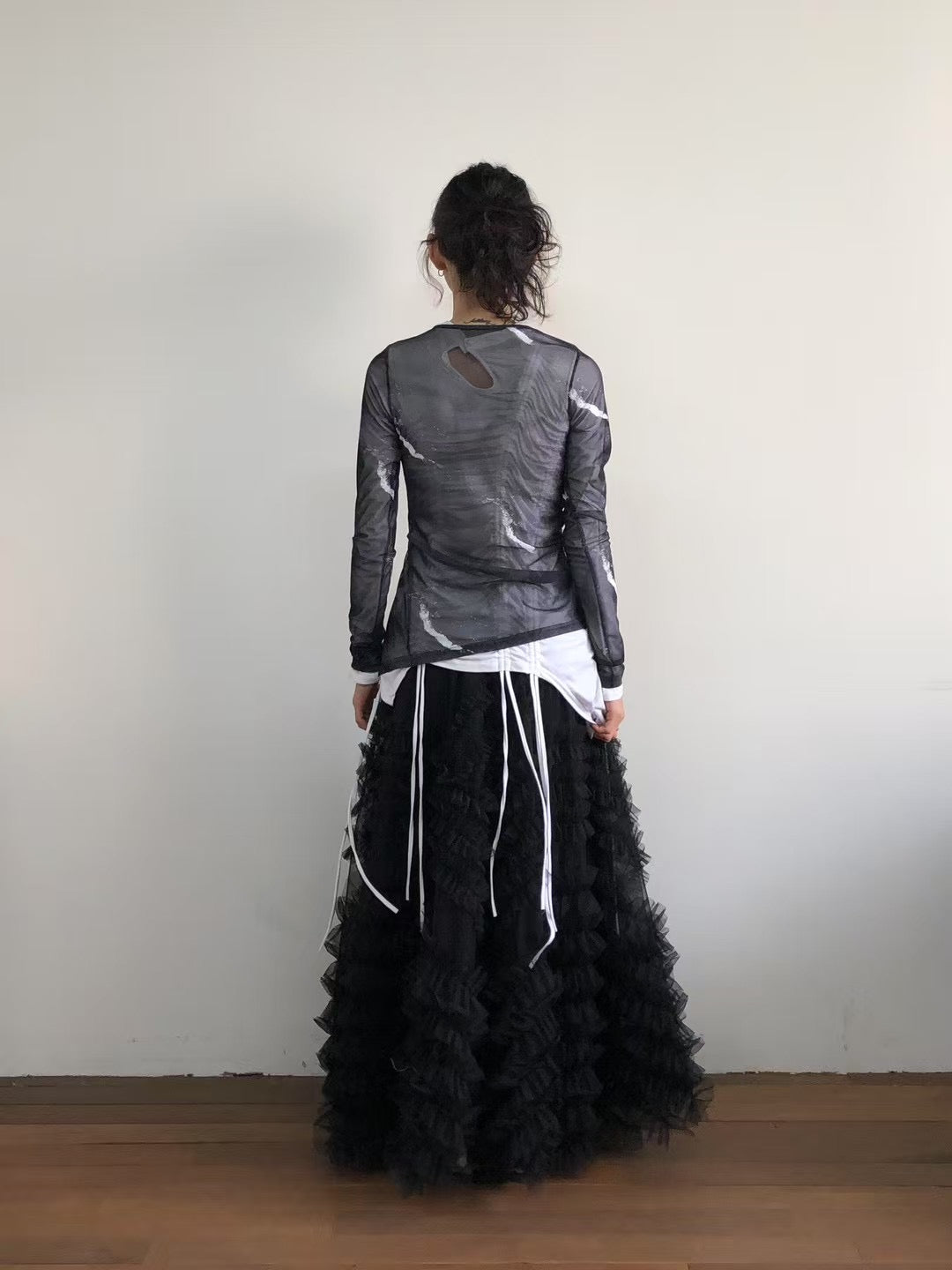 ruffle紗紗裙｜3 col