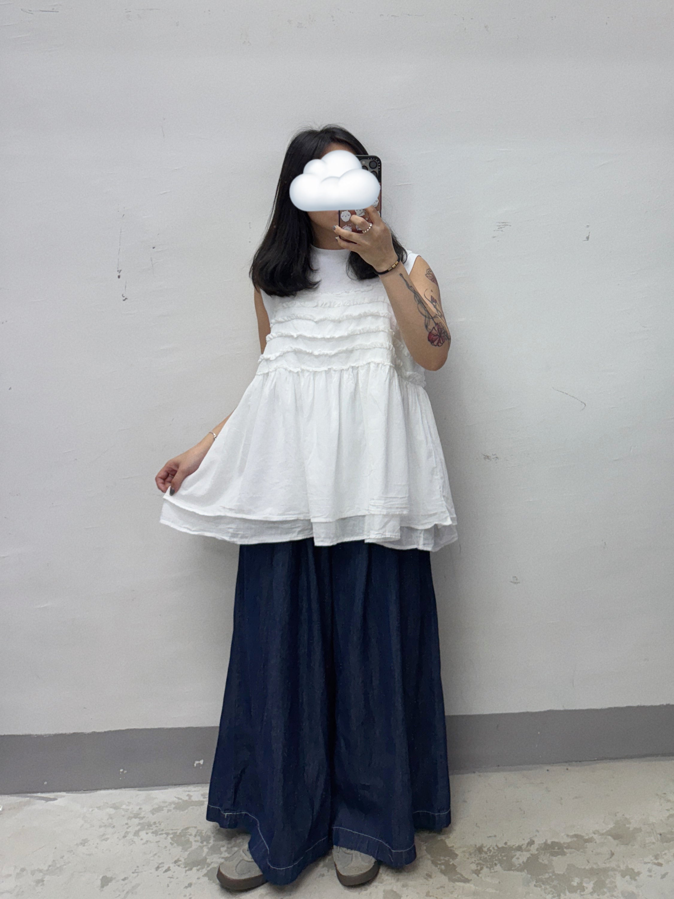 蘇蘇ruffle邊雙層外搭丨2 col