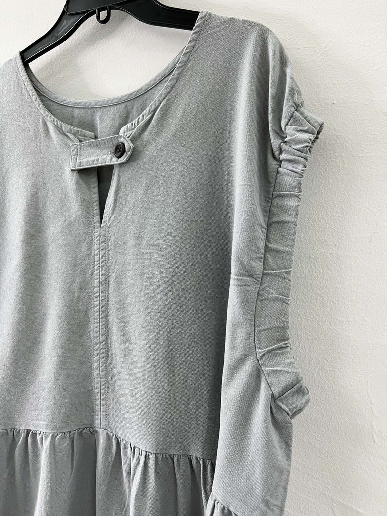 【SALE】日系橡筋邊背心ops｜黑 杏