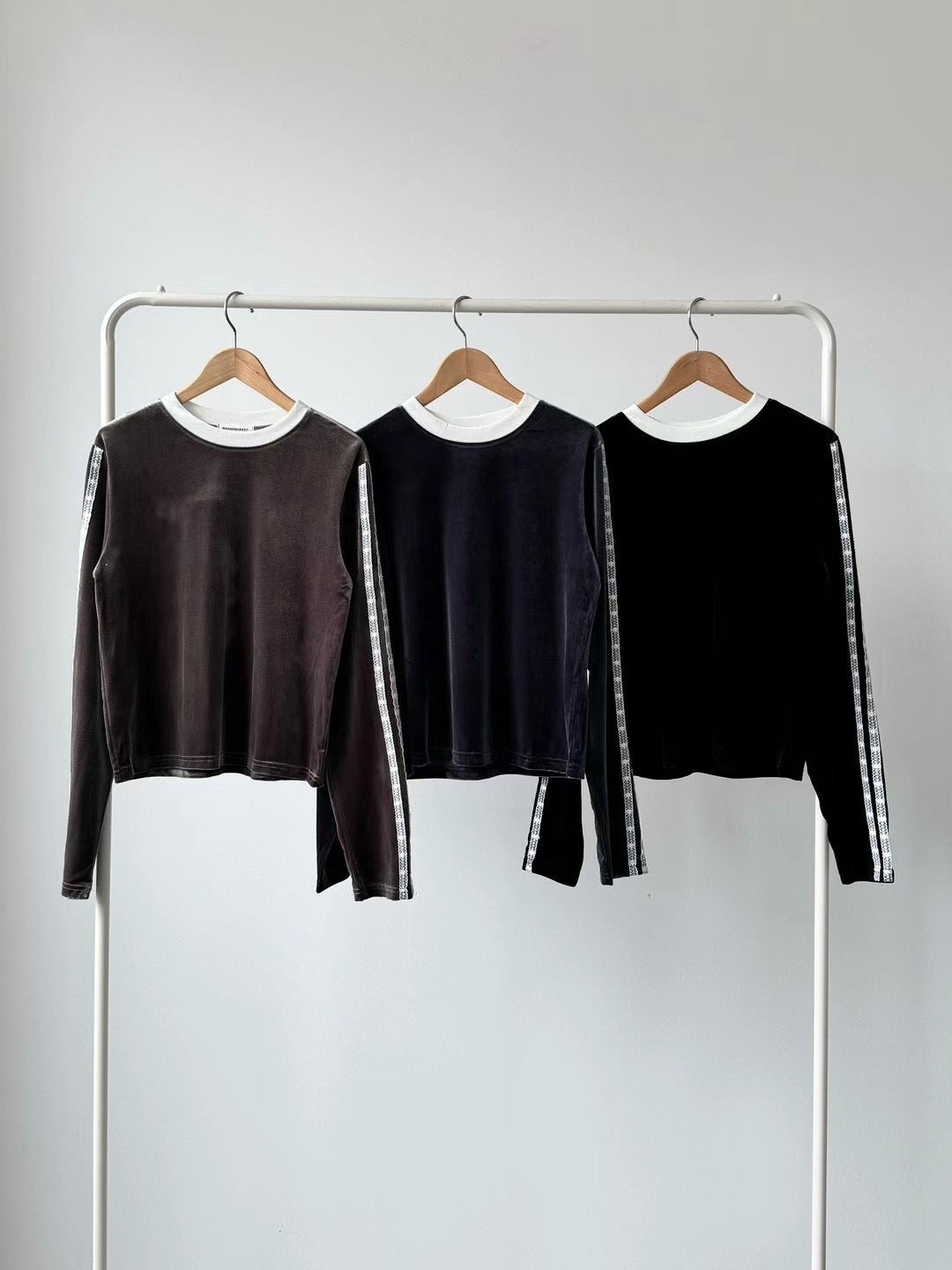 【SALE】絲絨lace top｜3 col