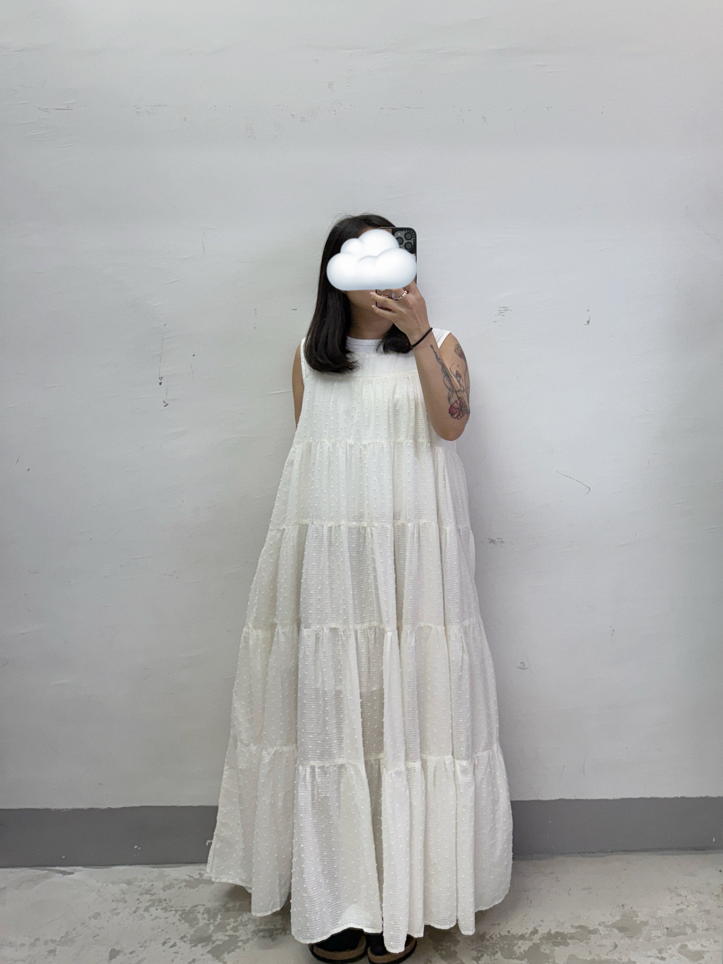 【SALE】點點暗紋層層ops丨2 col