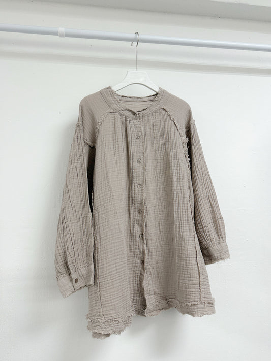 披口bb棉開胸top丨米杏 黑