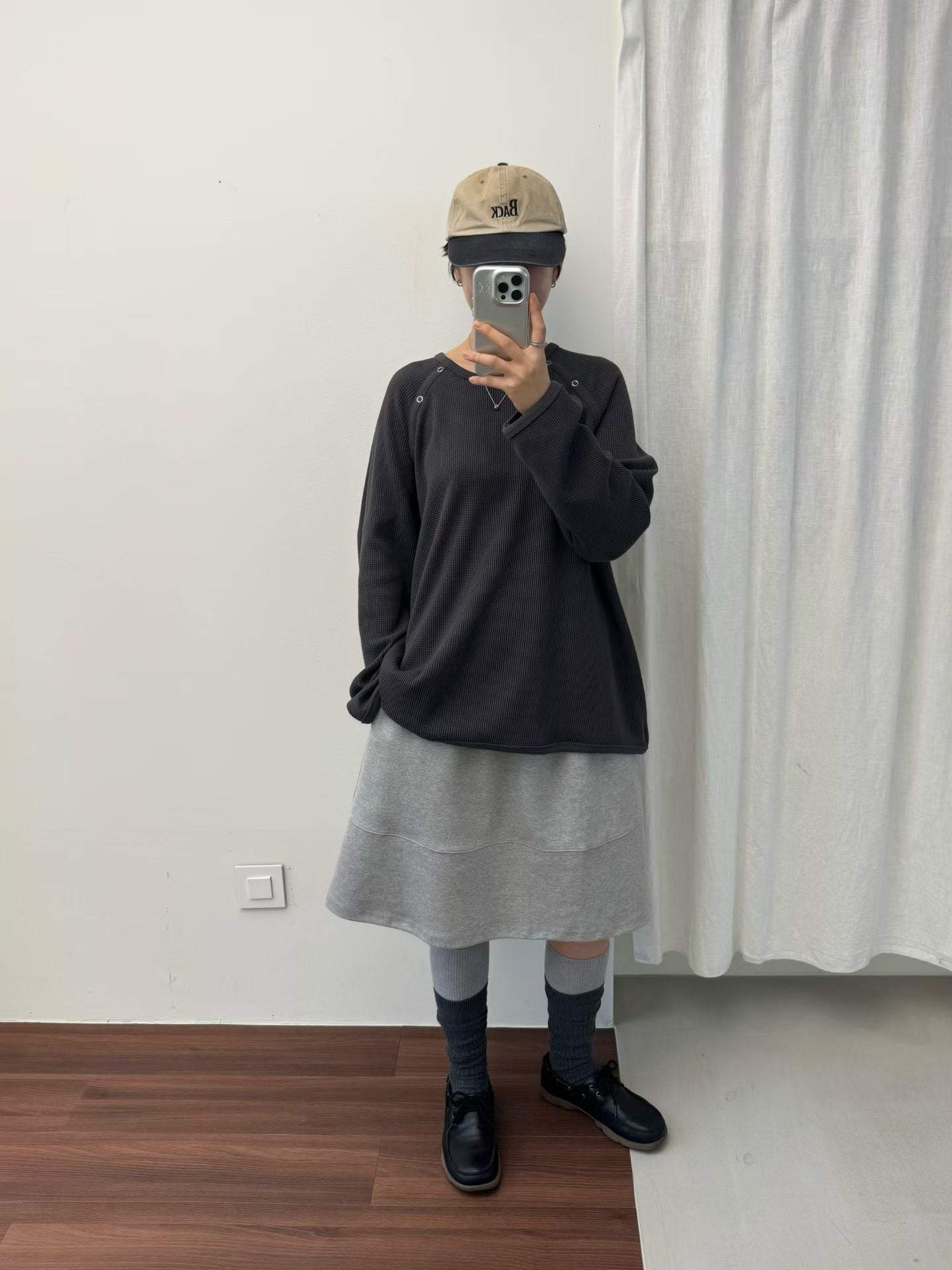 窩夫格紋上衣丨4 col