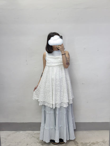 【新品優惠】lace花紋層次後綁帶吊帶外搭丨3 col