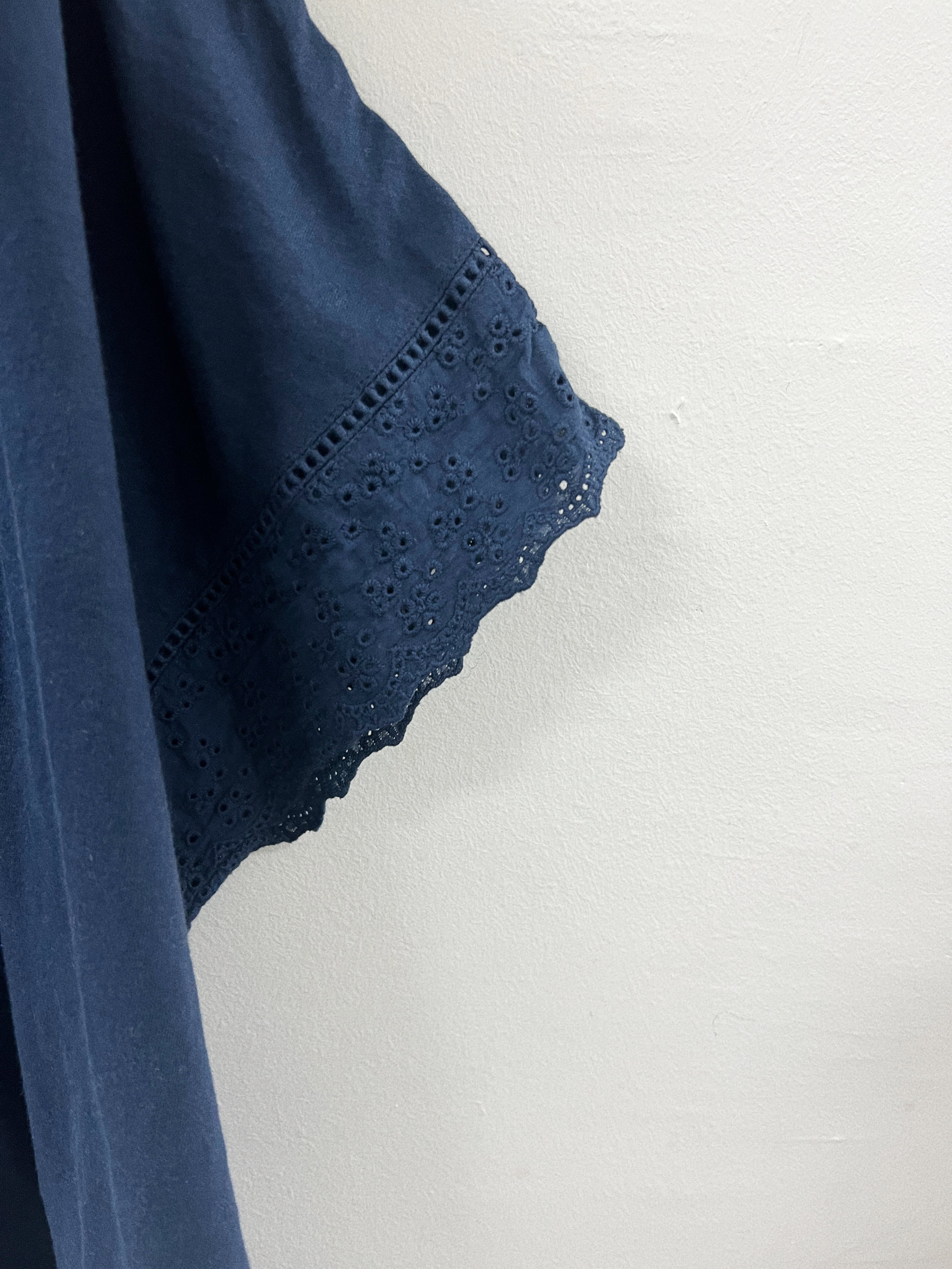 【SALE】手袖通花basic闊top