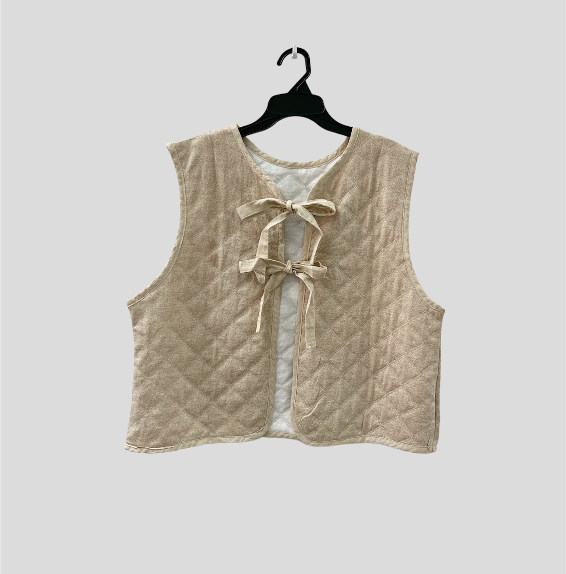 薄夾棉ribbion vest layer