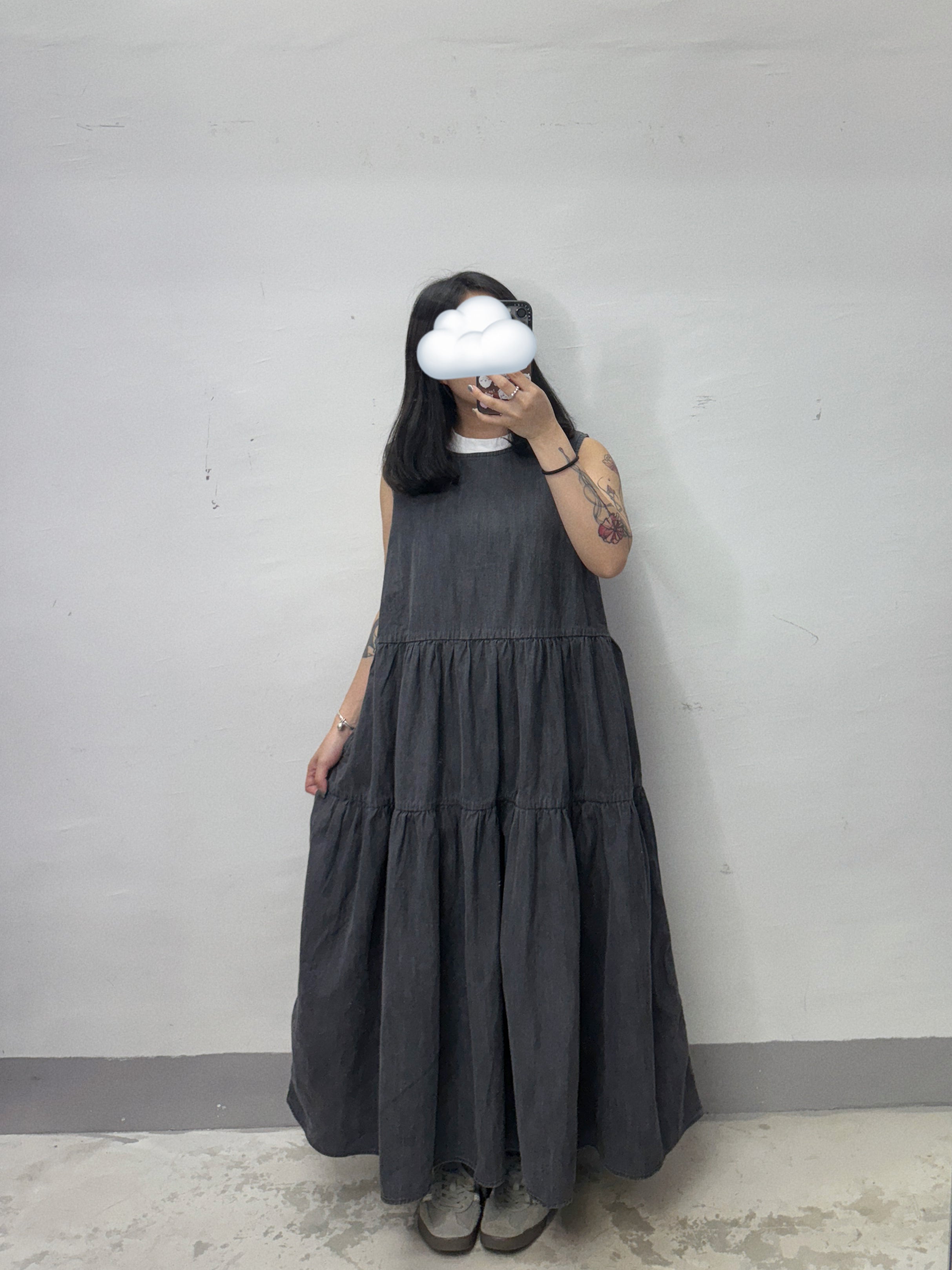 洗水色牛仔層層ops丨2 col