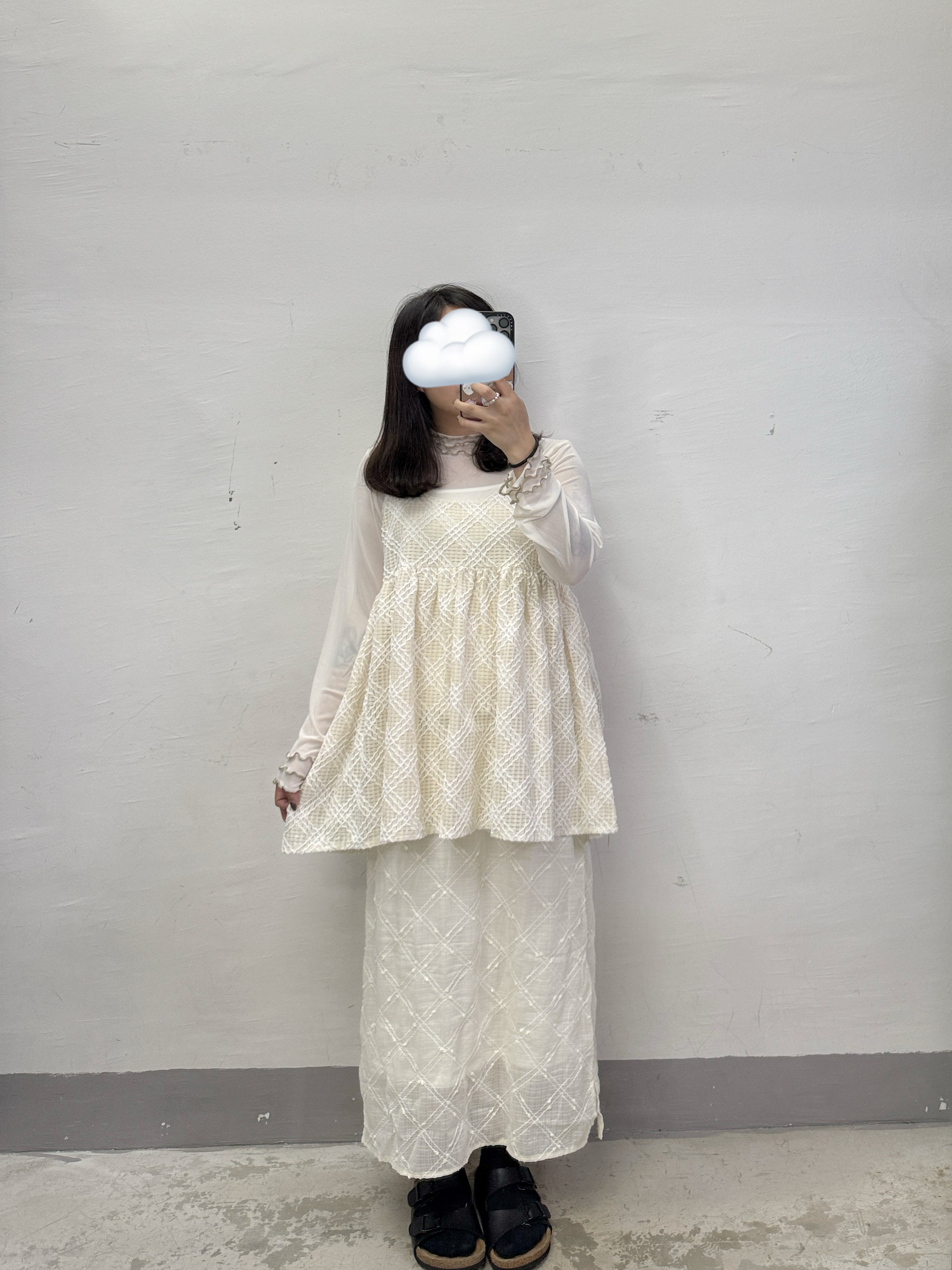 【SALE】立體菱格紋針織外搭丨4 col