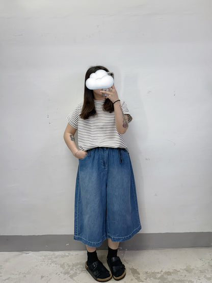 【SALE】翼袖間紋上衣丨白