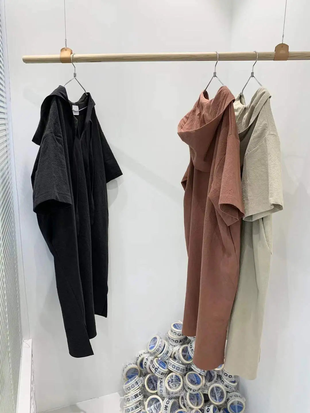【SALE】有帽中袖ops｜杏