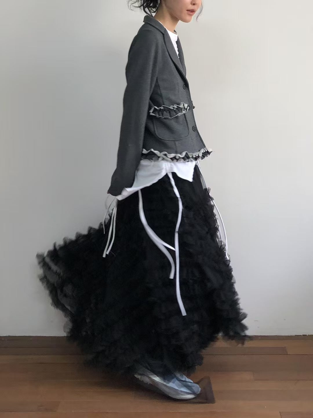 ruffle紗紗裙｜3 col