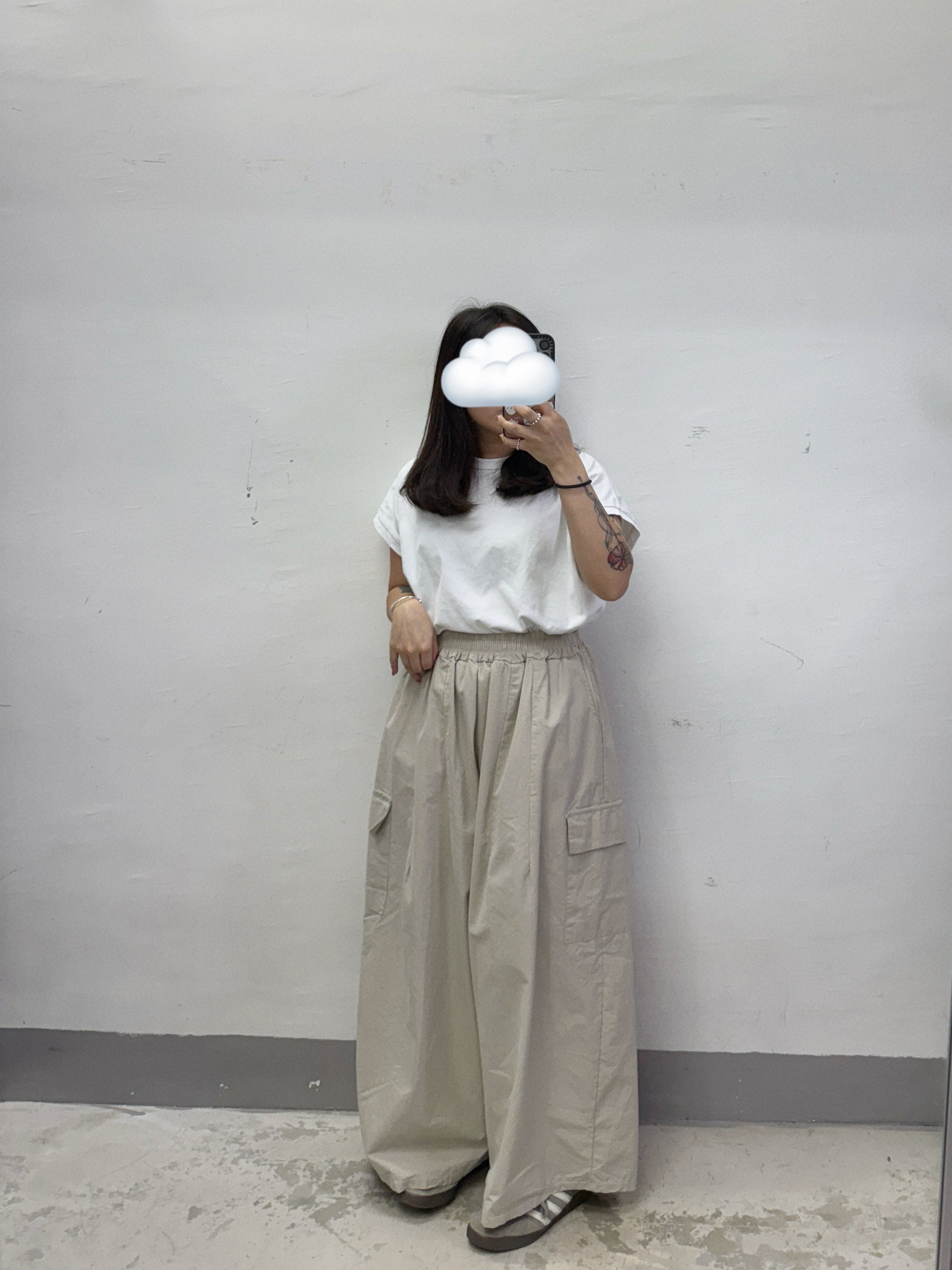 嗦嗦料口袋工裝褲丨4 col