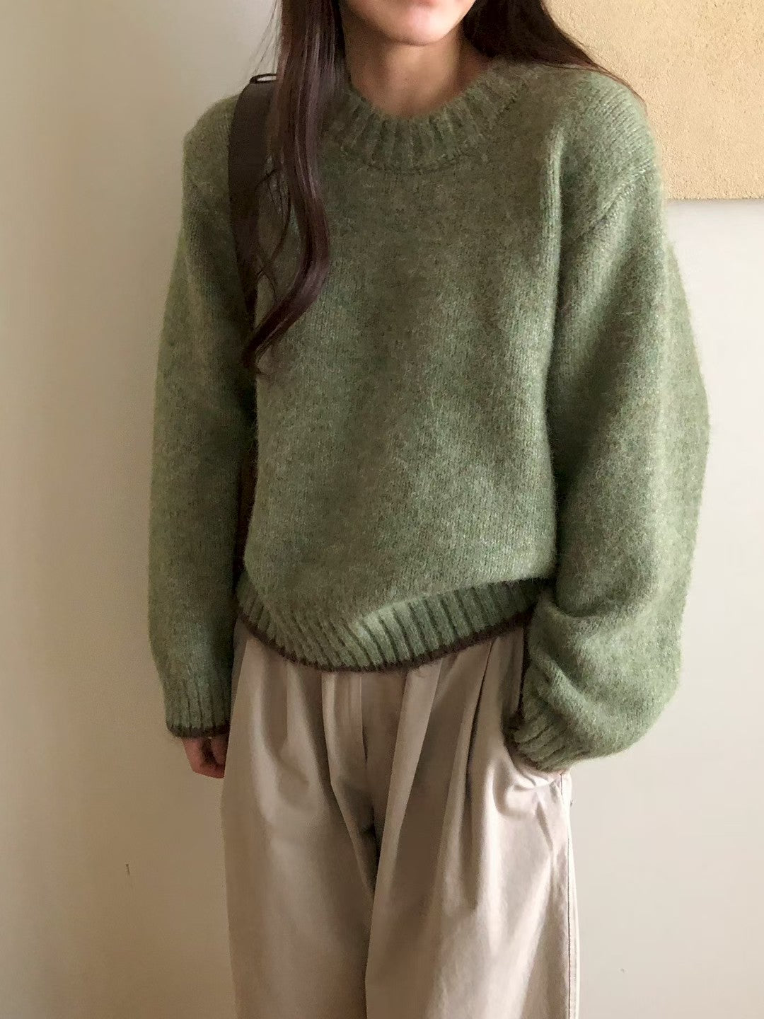 【新品優惠】SET!圍巾拼色毛衣丨4 col