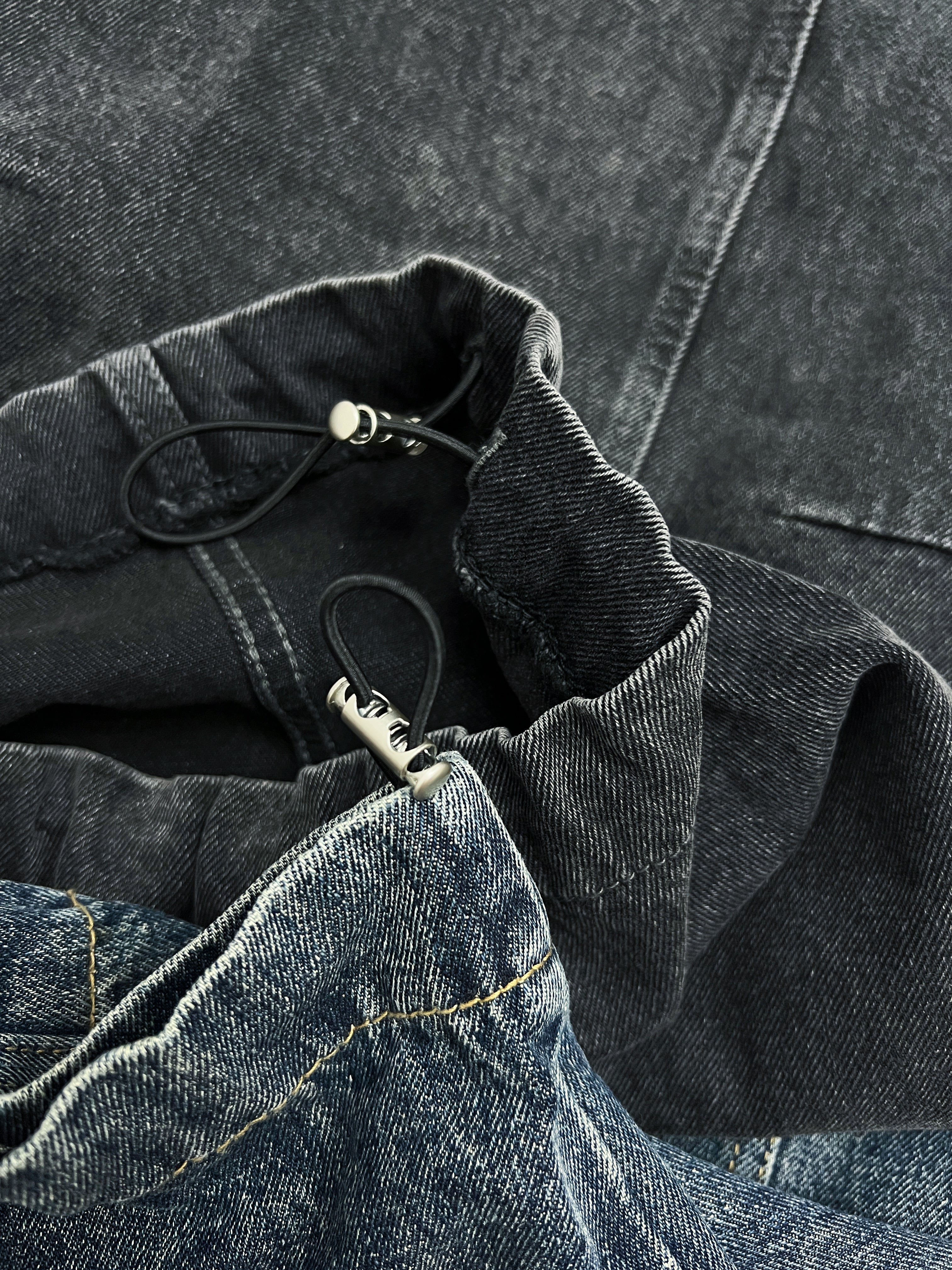 【SALE】洗水色可束腳牛仔褲｜2 col