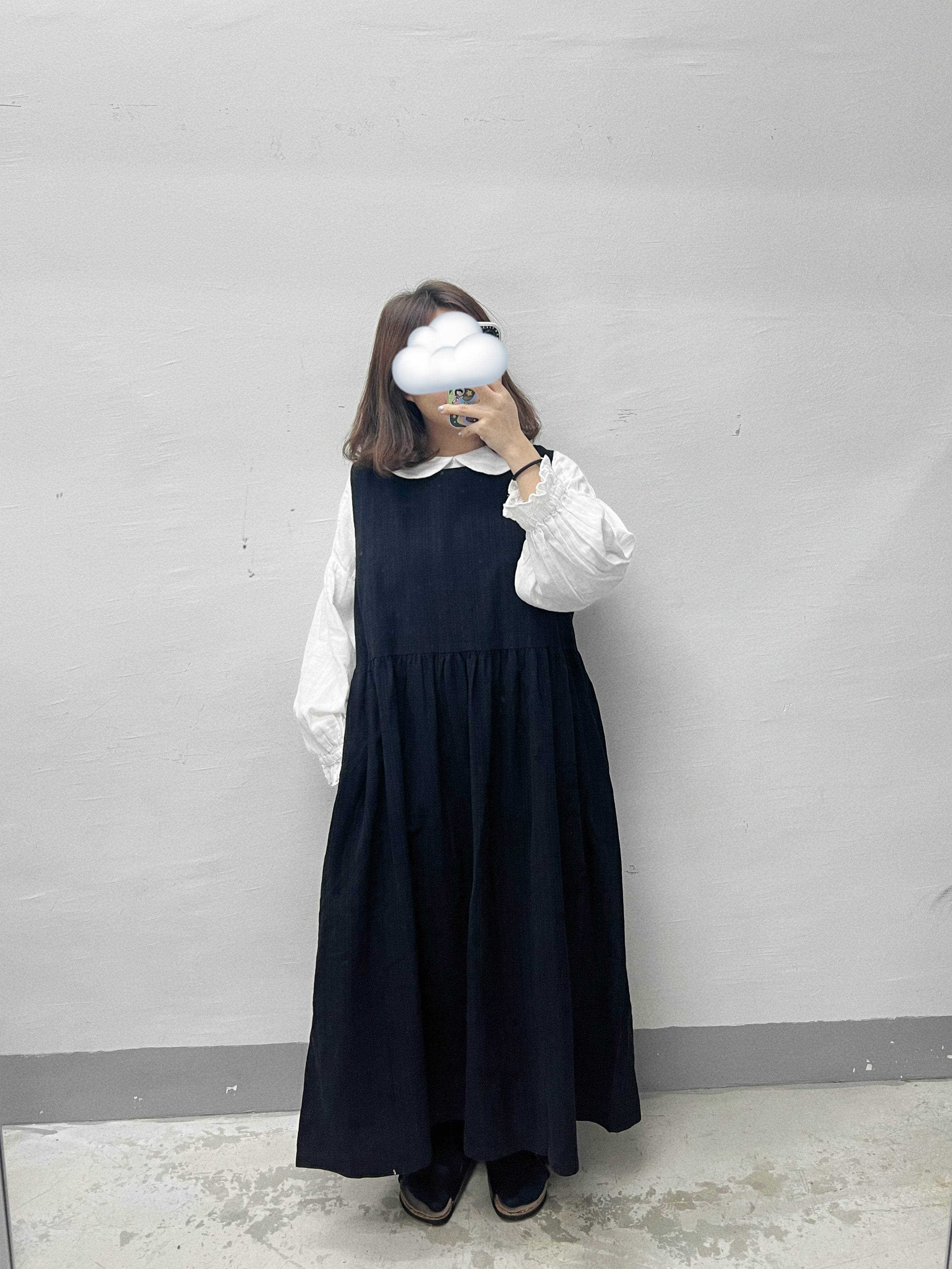 暗格紋背心ops｜啡