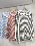 娃娃領條紋上衣丨5 col