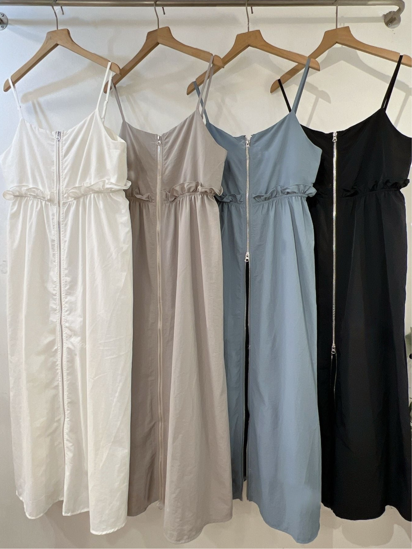 【SALE】嗦嗦風褸料吊帶ops/外搭｜藍