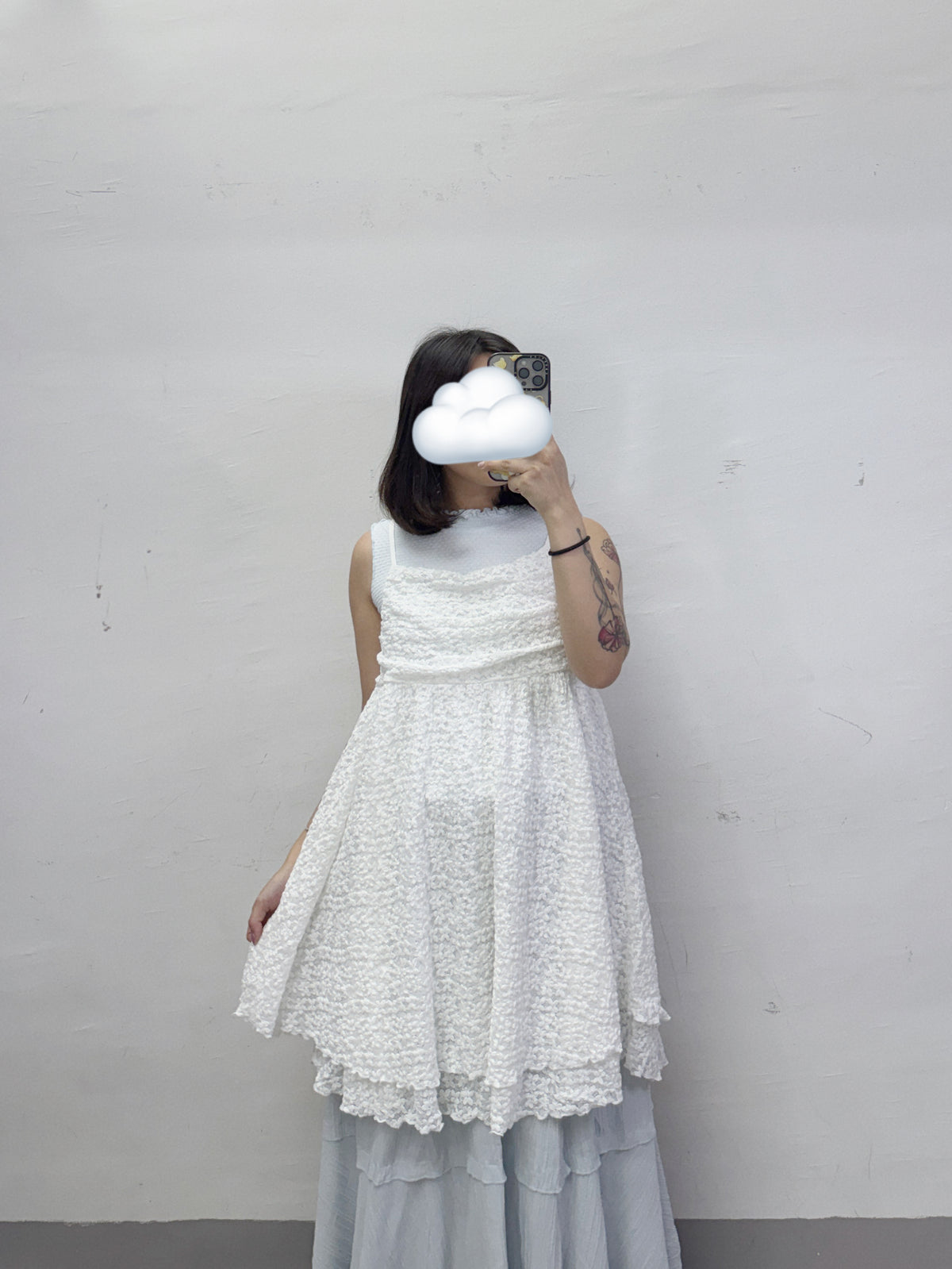 【新品優惠】lace花紋層次後綁帶吊帶外搭丨3 col
