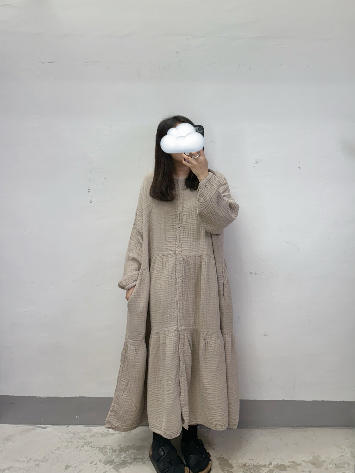 bb棉圓領開胸ops丨2 col