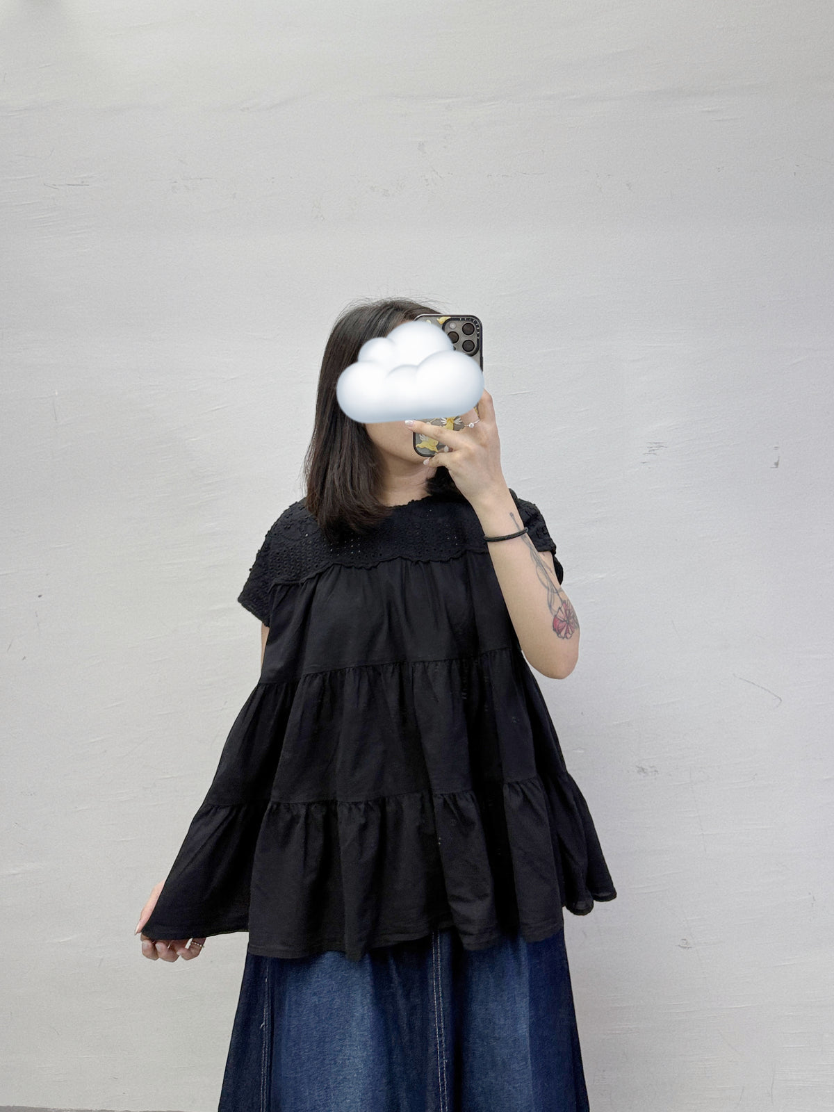 【新品優惠】刺繡通花層層上衣丨2 col