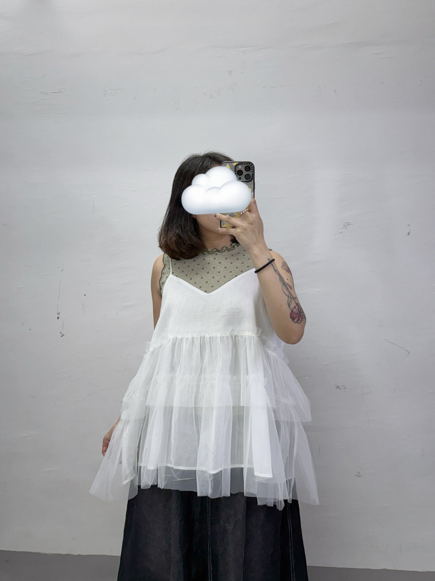 【SALE】✿花花雙層ruffle領背心丨3 col